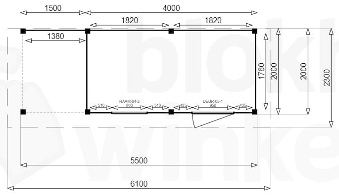 Plattegrond New Jersey Lounge 400x200 geïmpregneerd