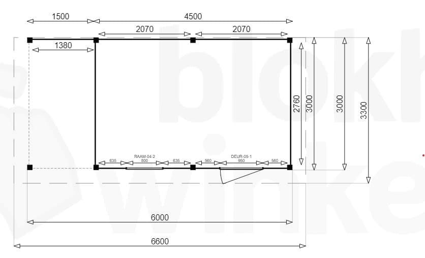 Plattegrond New Jersey Lounge 450x300