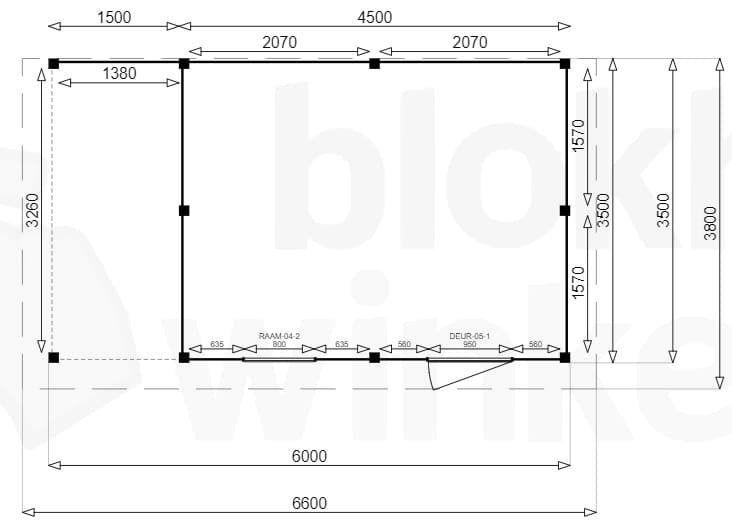 Plattegrond New Jersey Lounge 450x350