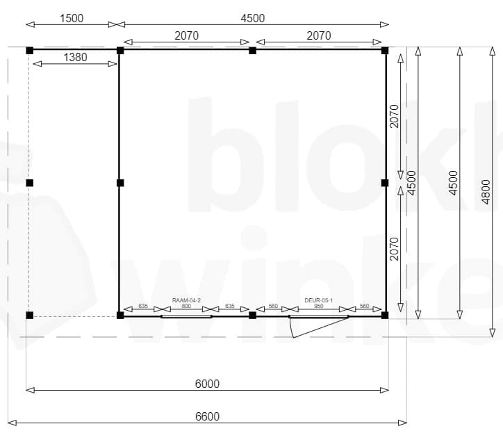 Plattegrond New Jersey Lounge 450x450
