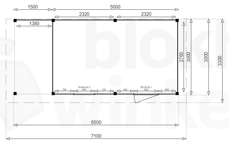 Plattegrond New Jersey Lounge 500x300