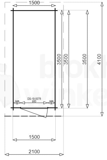 Plattegrond New York 150x350