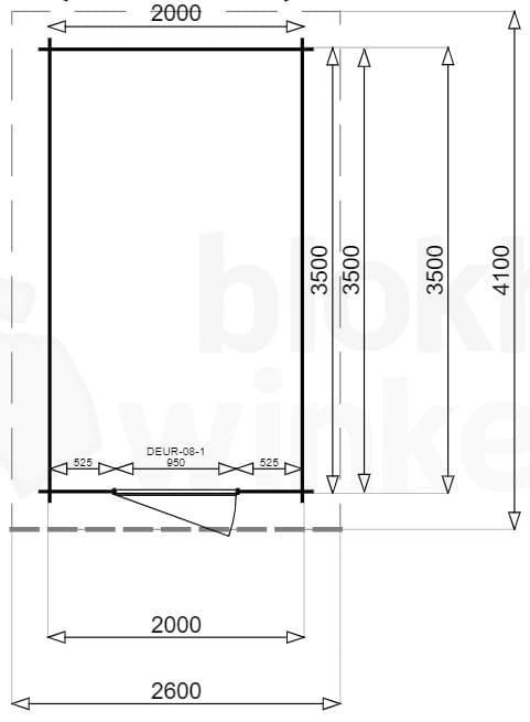 blokhut New York 200x350 - Luxhouse - FFNY200350 - 220x370