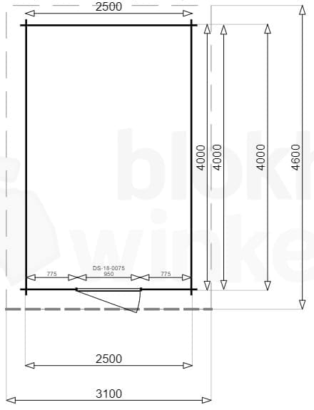 Plattegrond New York 250x400 gecoat