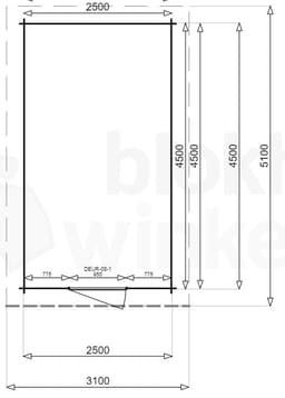 blokhut New York 250x450 - Luxhouse - FFNY250450 - 270x470