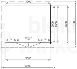blokhut New York 300x250 - Luxhouse - FFNY300250 - 320x270