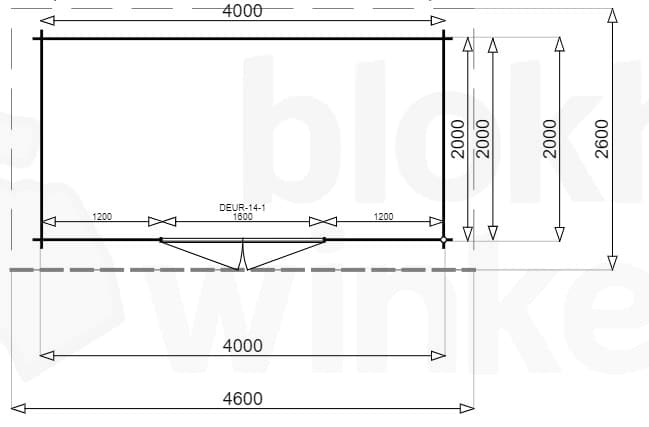 Plattegrond New York 400x200 gecoat