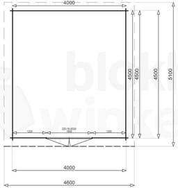 blokhut New York 400x450 gecoat - Luxhouse - FFNY400450-GECOAT - 420x470