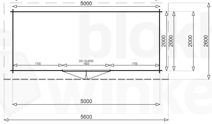 Plattegrond New York 500x200 gecoat