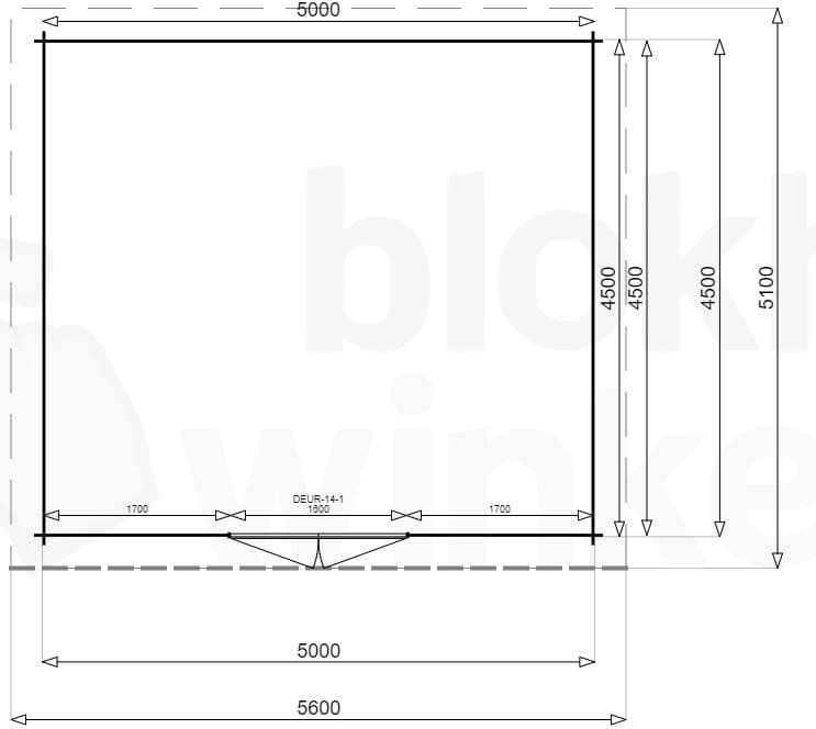 Plattegrond New York 500x450 gecoat