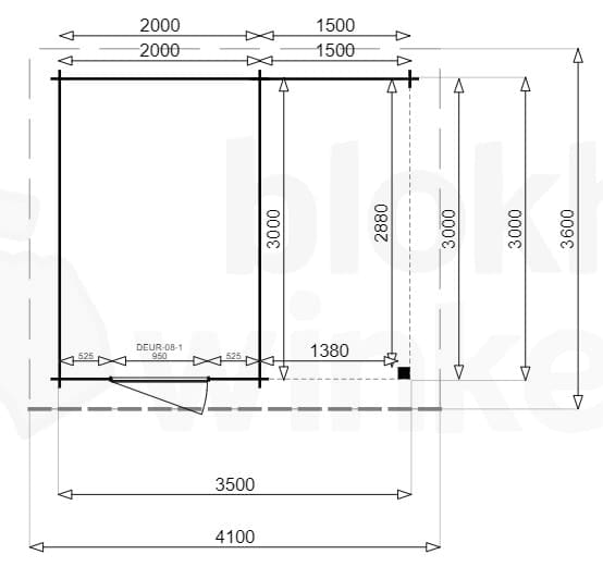 Plattegrond New York Lounge 200x300