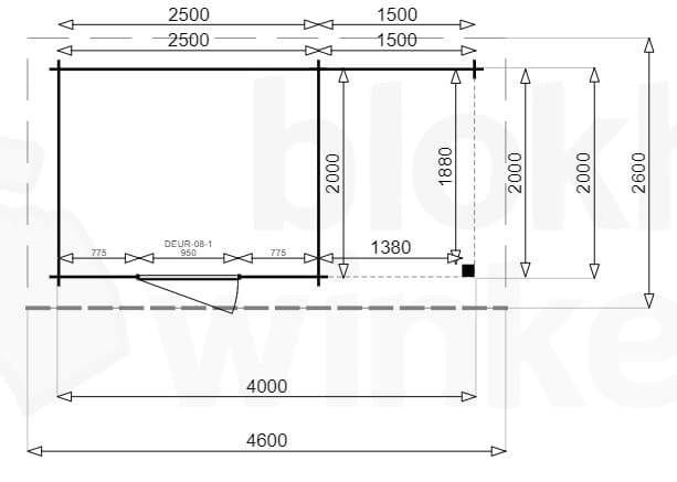 blokhut New York Lounge 250x200 - Luxhouse - FFNYL250x200 - 270x220