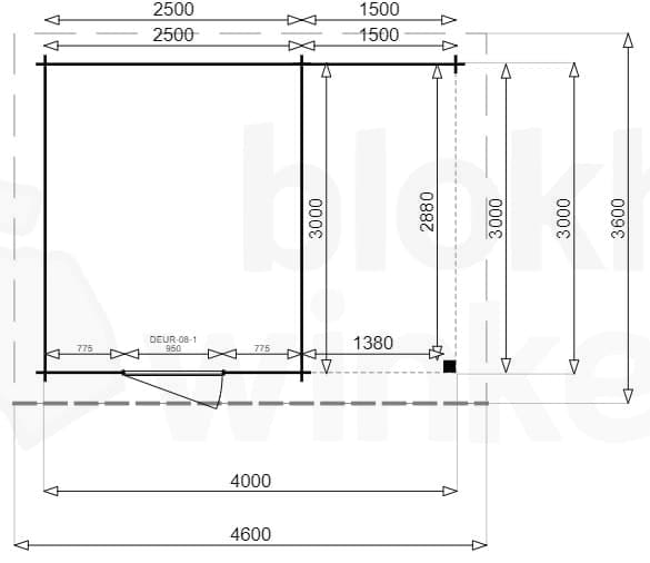 Plattegrond New York Lounge 250x300