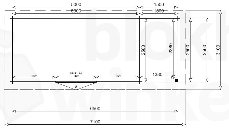 Plattegrond New York Lounge 500x250 gecoat