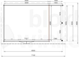 blokhut New York Lounge 500x400 gecoat - Luxhouse - FFNYL500x400-GECOAT - 520x420