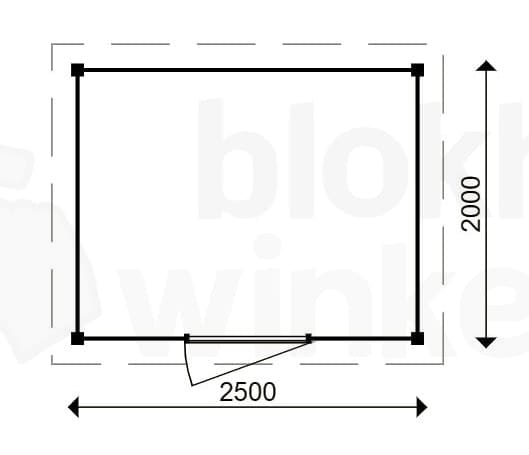 Plattegrond Oxfordshire 250x200 geïmpregneerd