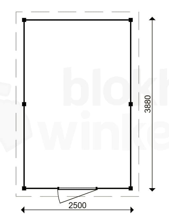Plattegrond Oxfordshire 250x388 geïmpregneerd