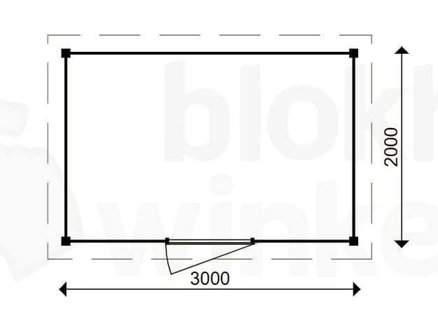 Plattegrond Oxfordshire 300x200 geïmpregneerd