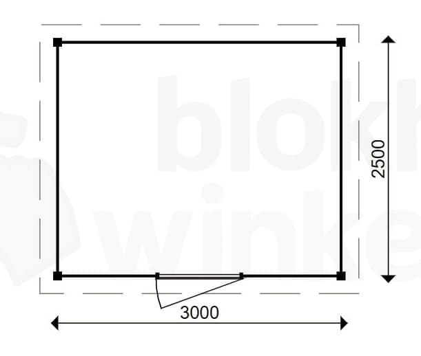 Plattegrond Oxfordshire 300x250 geïmpregneerd