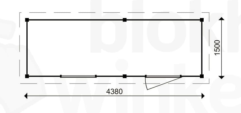 Plattegrond Oxfordshire 438x150 geïmpregneerd