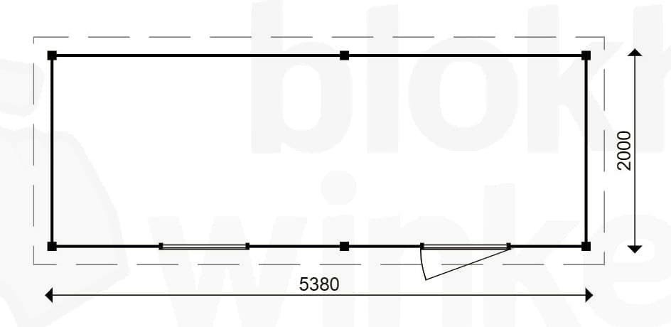 Plattegrond Oxfordshire 538x200 geïmpregneerd