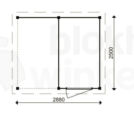 Plattegrond Oxfordshire Lounge 150x250