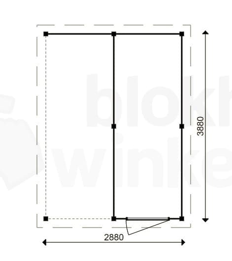 Plattegrond Oxfordshire Lounge 150x388