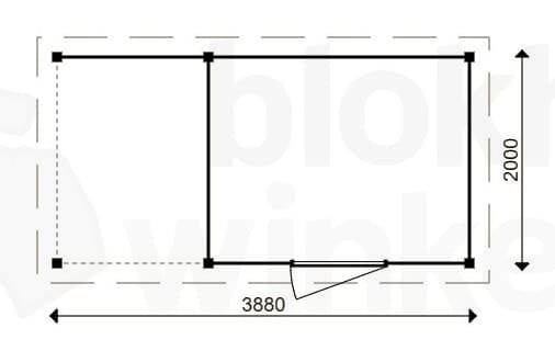 Plattegrond Oxfordshire Lounge 250x200