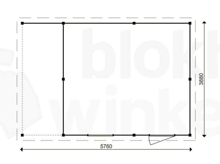 Plattegrond Oxfordshire Lounge 438x388