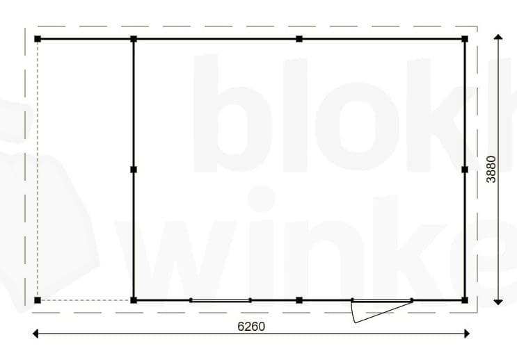 Plattegrond Oxfordshire Lounge 488x388