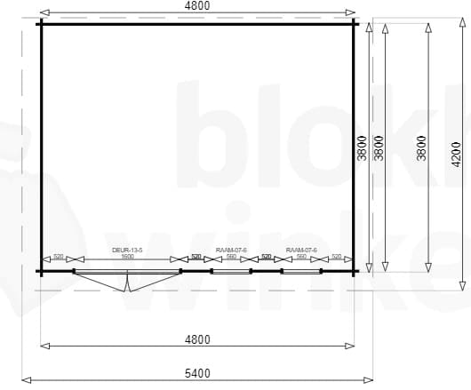 Plattegrond Pedaso