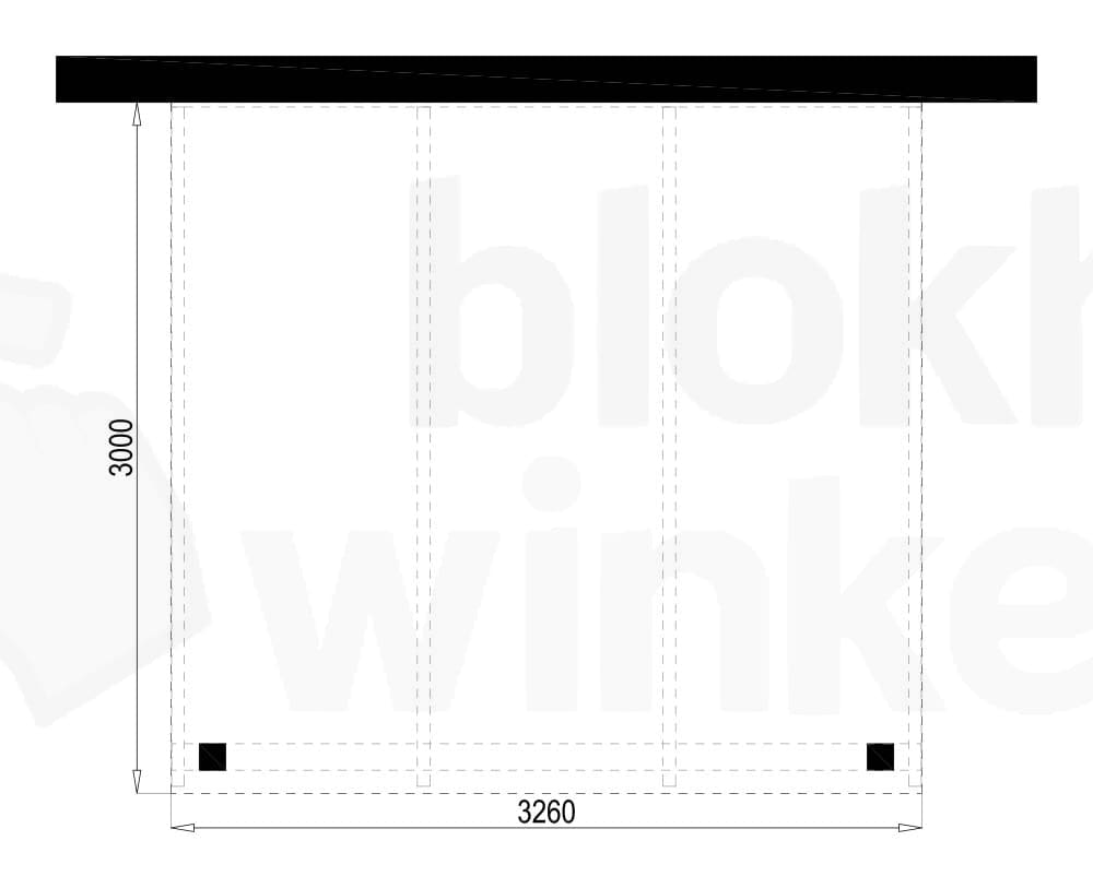 aanbouwveranda PEXT Douglas veranda 327x300 - PEXT - PEXTDOUGLAS327300 - 327x300