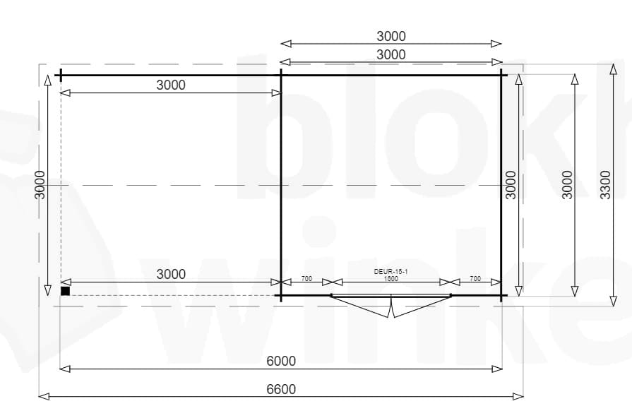 Plattegrond Saalbach gecoat