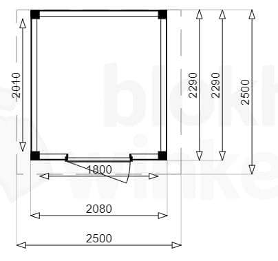 Plattegrond Douglas Tuinhuis Sydney 250x250