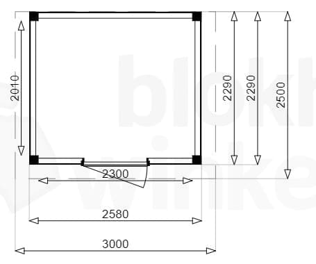 Plattegrond Douglas Tuinhuis Sydney 300x250