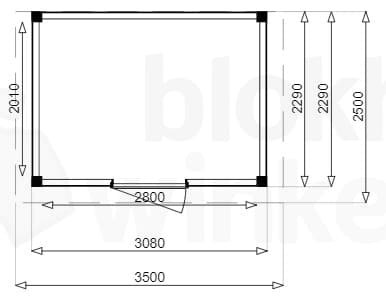 Plattegrond Douglas Tuinhuis Sydney 350x250