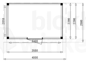 Plattegrond Douglas Tuinhuis Sydney 400x250
