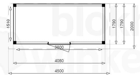 Plattegrond Douglas Tuinhuis Sydney 450x200
