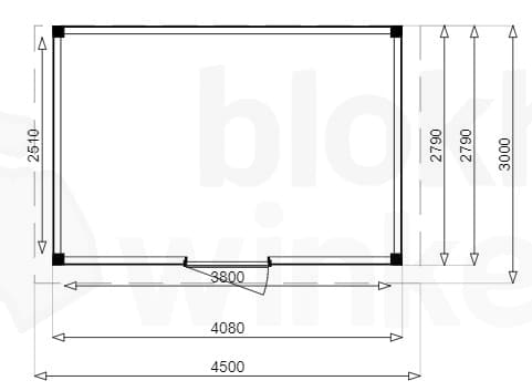 Plattegrond Douglas Tuinhuis Sydney 450x300