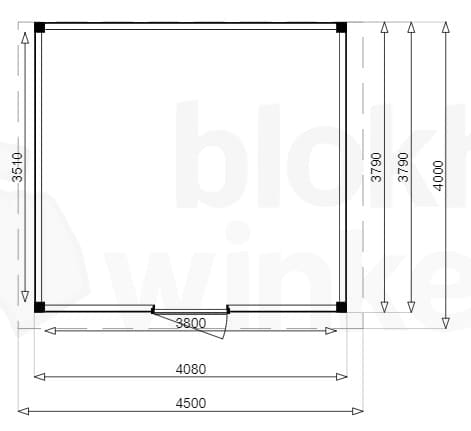 Plattegrond Douglas Tuinhuis Sydney 450x400