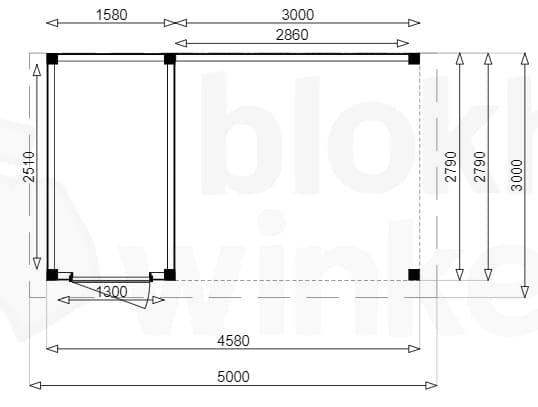 Plattegrond Douglas Tuinhuis Sydney Lounge 200x300