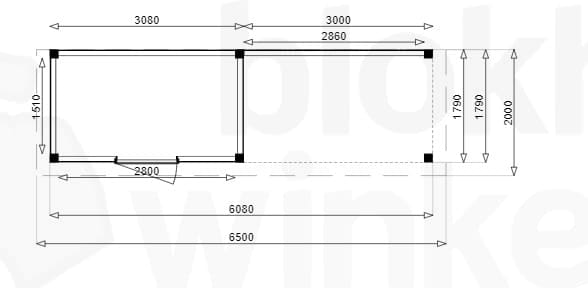 Plattegrond Douglas Tuinhuis Sydney Lounge 350x200