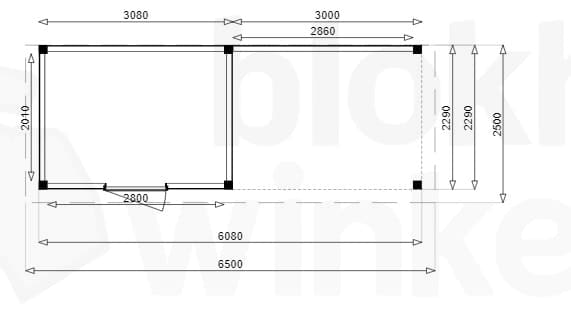 Plattegrond Douglas Tuinhuis Sydney Lounge 350x250