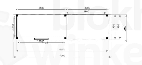 Plattegrond Douglas Tuinhuis Sydney Lounge 400x200