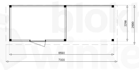 Plattegrond Douglas Tuinhuis Sydney Lounge 400x250