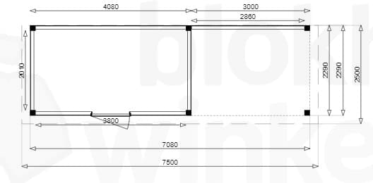 Plattegrond Douglas Tuinhuis Sydney Lounge 450x250