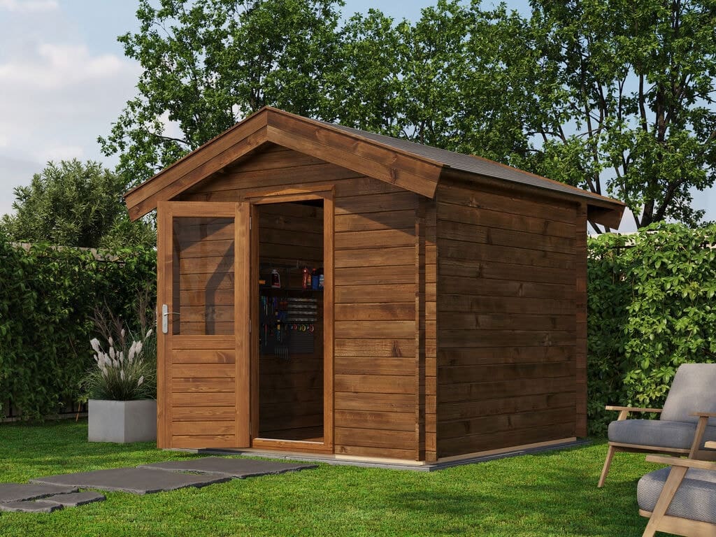 Plattegrond Lugarde Select Blokhut Hengelo 250x250cm - Behandeld