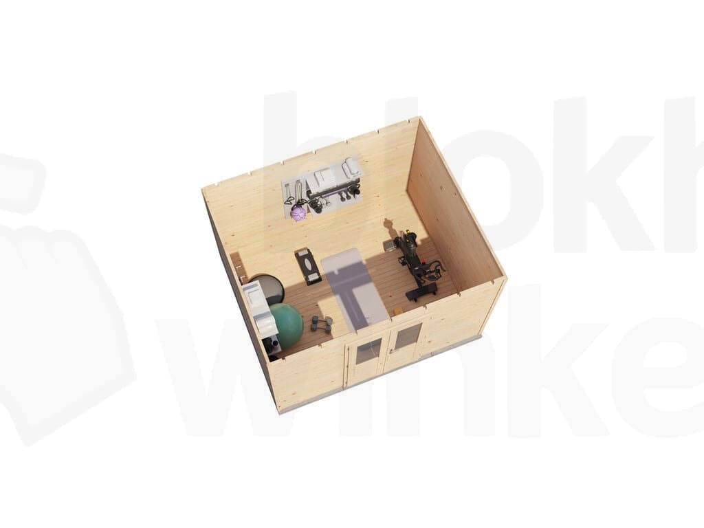 Plattegrond Lugarde Select Prima tuinhuis Heerlen 360x300cm - Onbehandeld