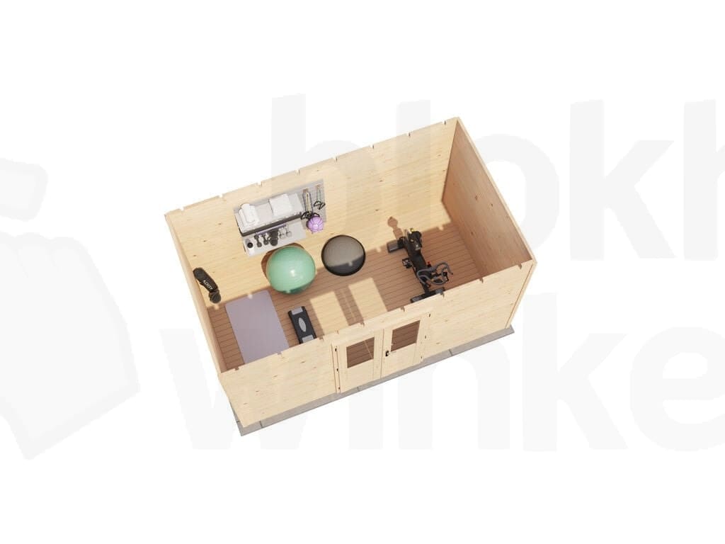 Plattegrond Lugarde Select Prima tuinhuis Heerenveen 420x240cm - Onbehandeld