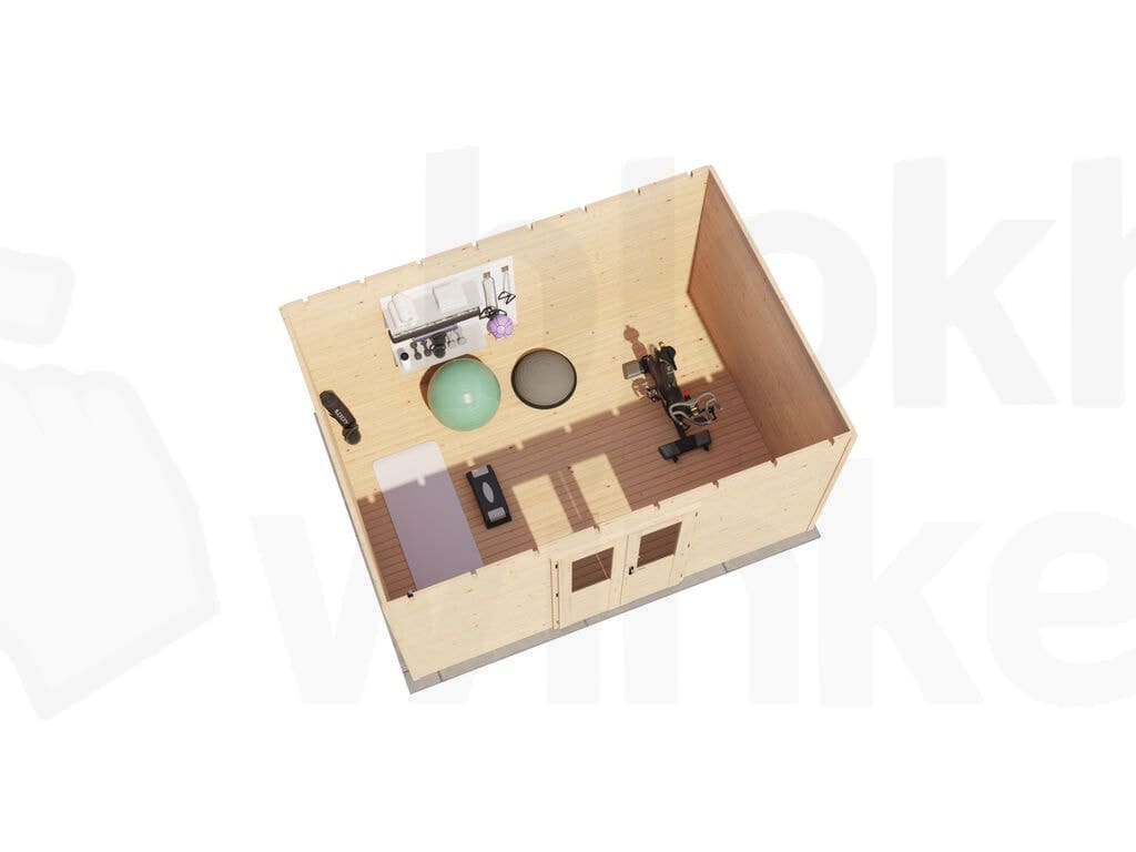 Plattegrond Lugarde Select Prima tuinhuis Hoofddorp 420x300cm - Onbehandeld